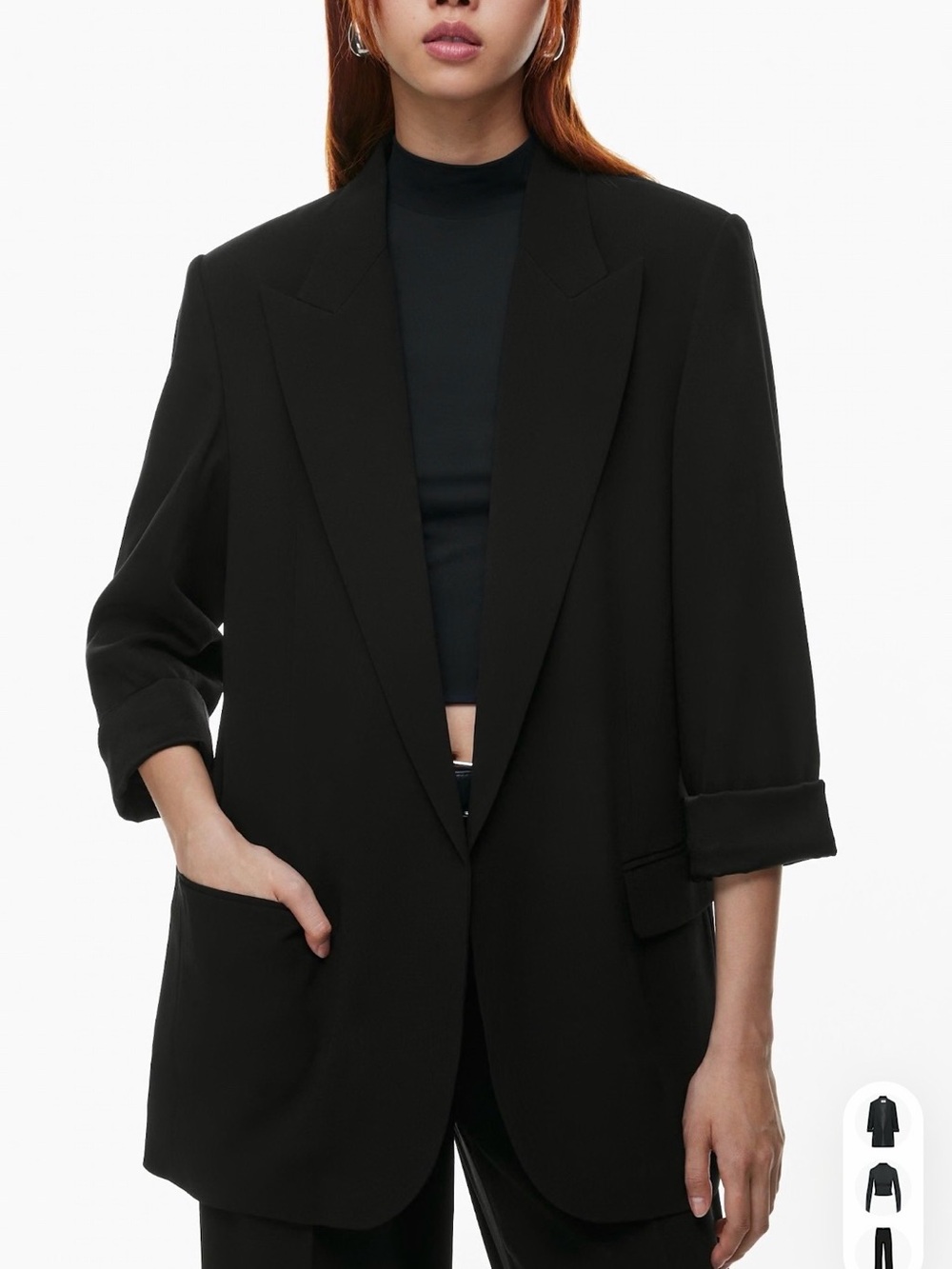 Aritzia Babaton Ambition Blazer - Women, black, sz S